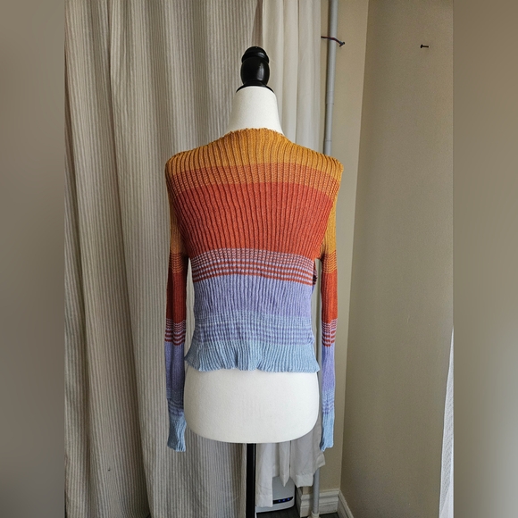 Bright, Multi-color knitted top/ Cardigan - Picture 4 of 8